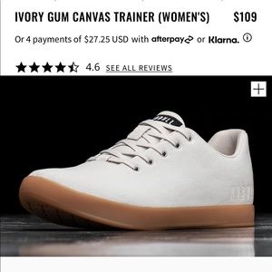NOBULL IVORY GUM CANVAS TRAINER (WOMEN'S)